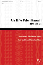 Aia la 'o Pele i Hawai'i SSAA choral sheet music cover